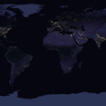 Спутниковые данные о ночной освещенности Северной Кореи